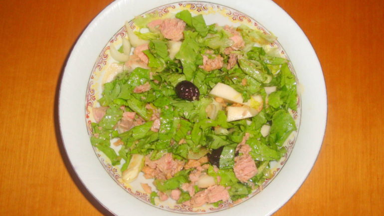 Dieta cu salata verde si ton